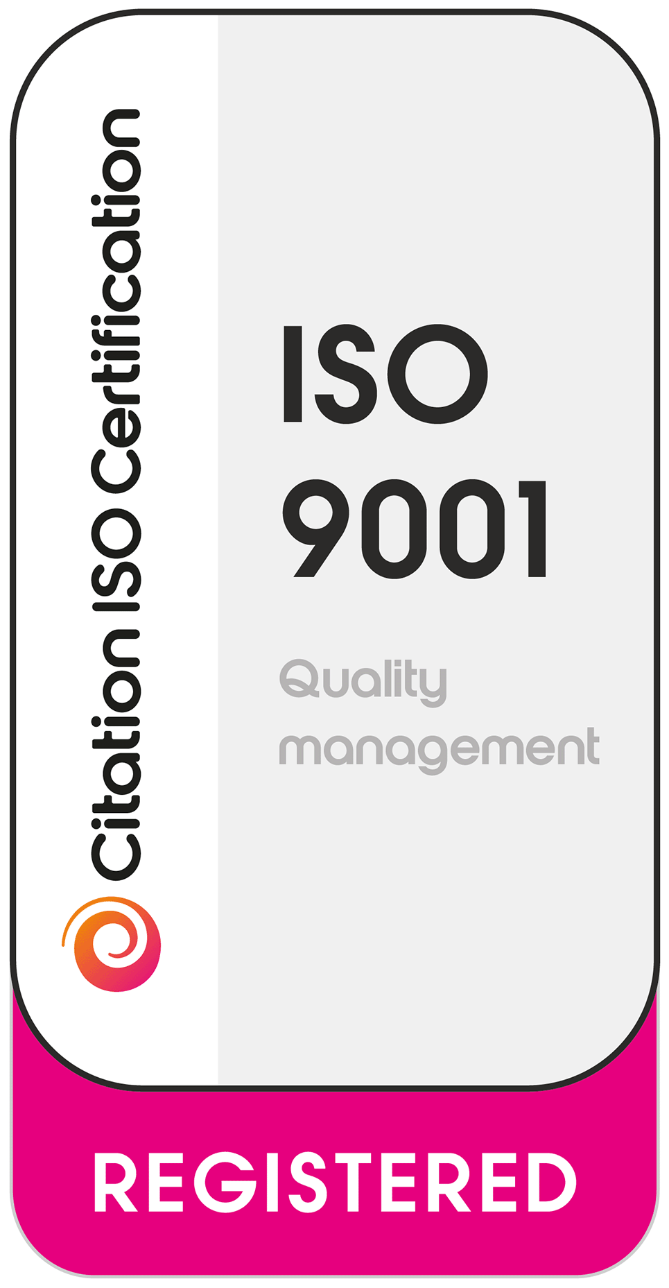 ISO 9001 certified